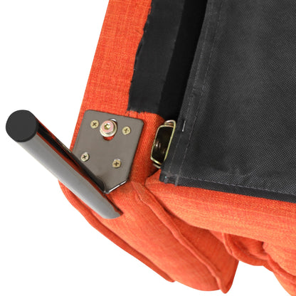 Canapé 3 places de style moderne en tissu de lin rembourré