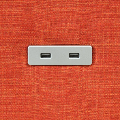 Canapé 3 places de style moderne en tissu de lin rembourré