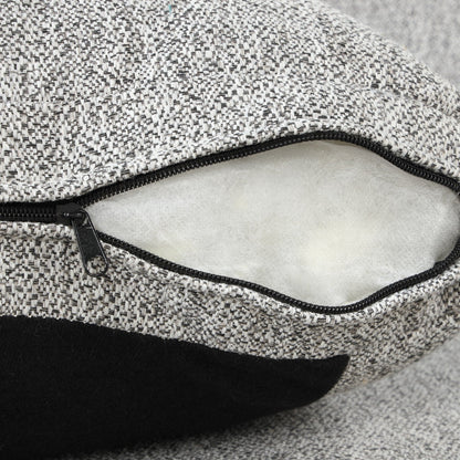 Canapé 3 places de style moderne en tissu de lin rembourré