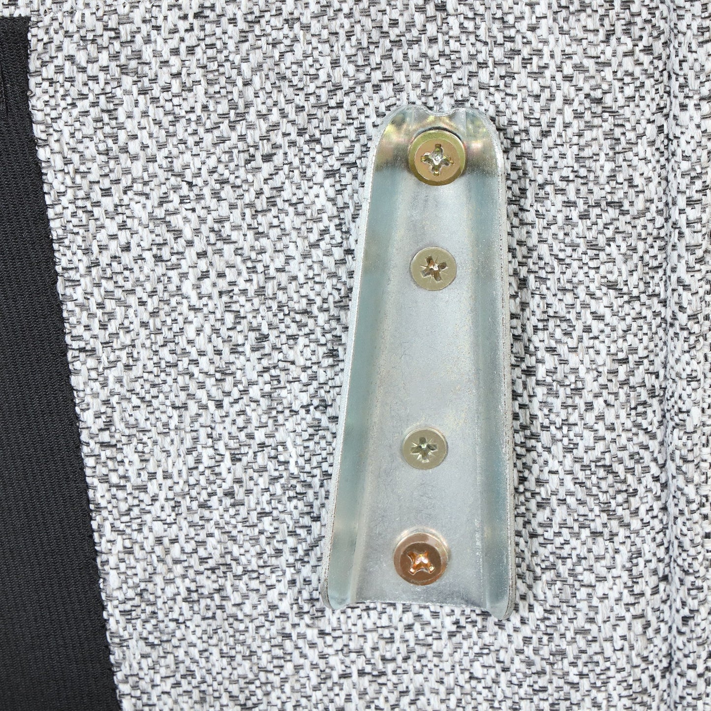 Canapé 3 places de style moderne en tissu de lin rembourré