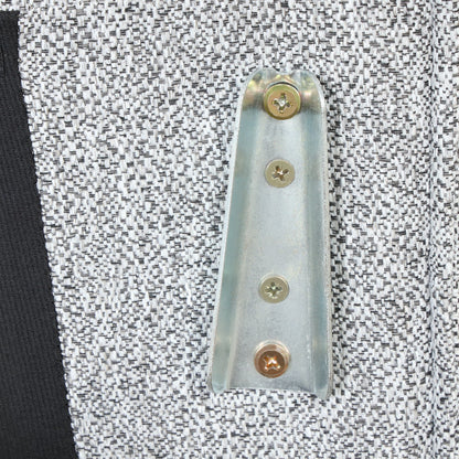 Canapé 3 places de style moderne en tissu de lin rembourré