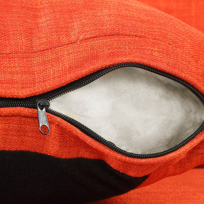 Canapé 3 places de style moderne en tissu de lin rembourré