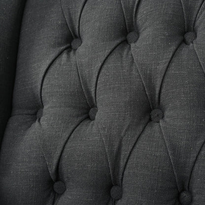 Fauteuil inclinable moderne capitonné avec table d'appoint pliable et ports de chargement USB pour salon ou chambre