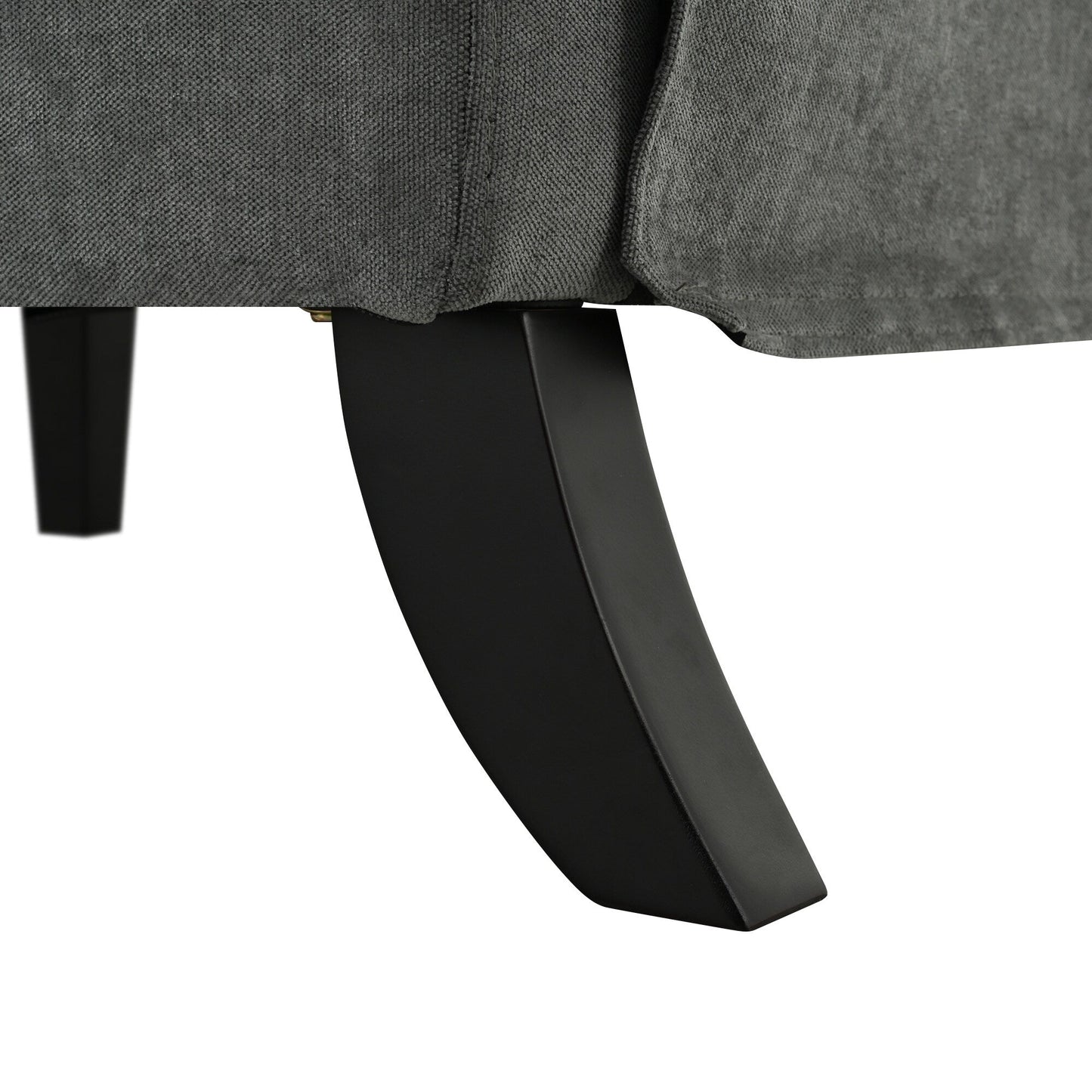 Fauteuil inclinable moderne capitonné avec table d'appoint pliable et ports de chargement USB pour salon ou chambre