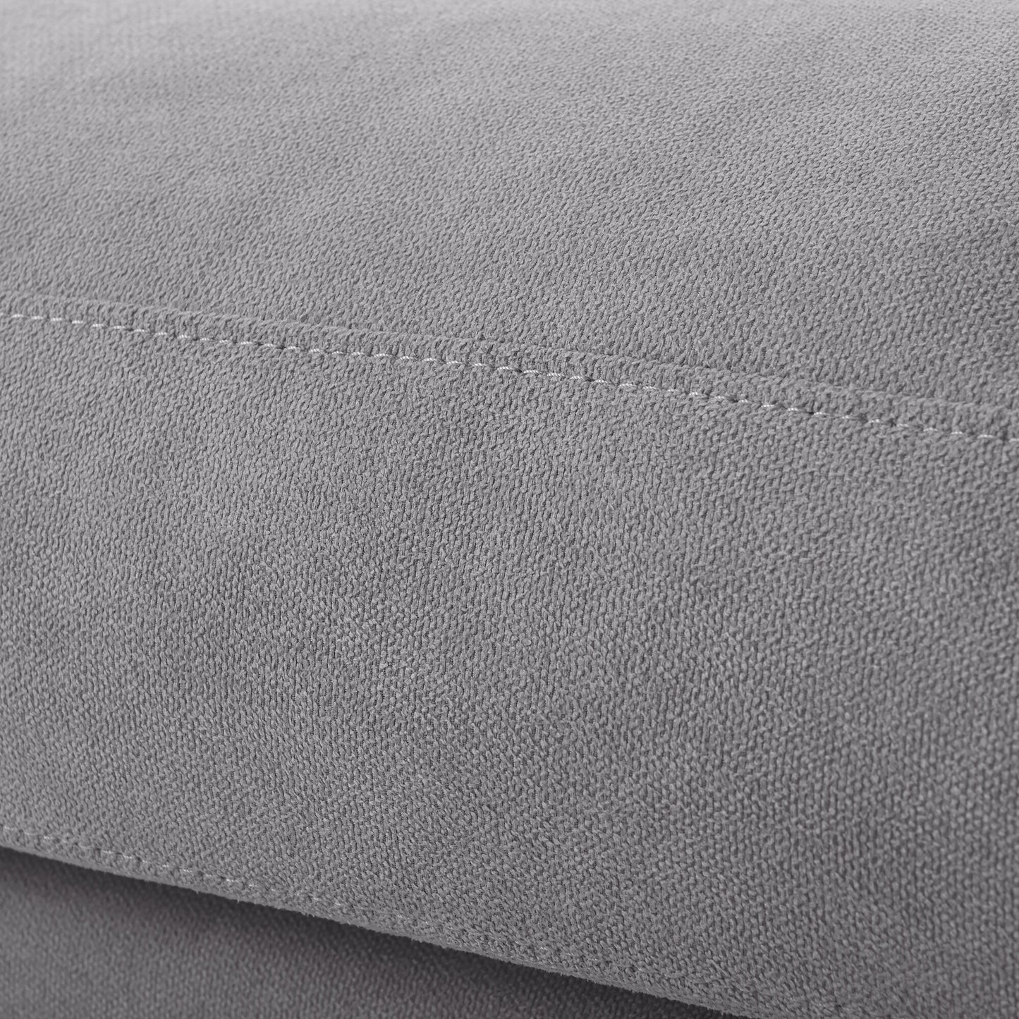 Canapé sectionnel convertible en L rembourré moderne avec repose-pieds réglable et méridienne réversible pour salon