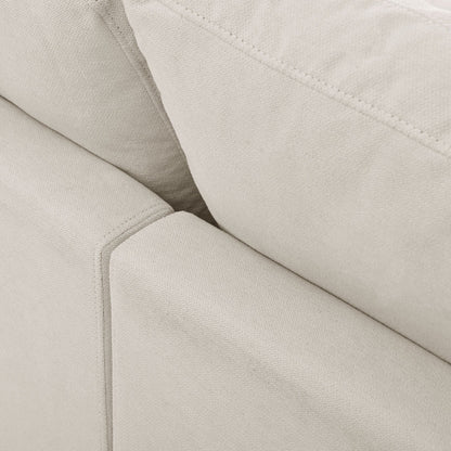 Canapé sectionnel convertible en L rembourré moderne avec repose-pieds réglable et méridienne réversible pour salon