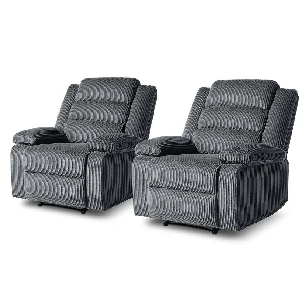 Fauteuil inclinable rembourré moderne avec dossier réglable