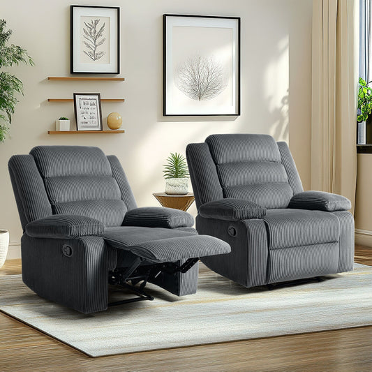 Fauteuil inclinable rembourré moderne avec dossier réglable