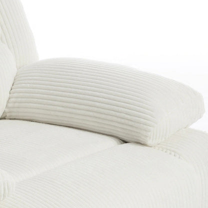 Fauteuil inclinable rembourré moderne avec dossier réglable