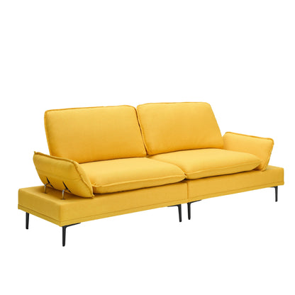 Canapé rembourré moderne, salon, chambre, appartement, petit espace