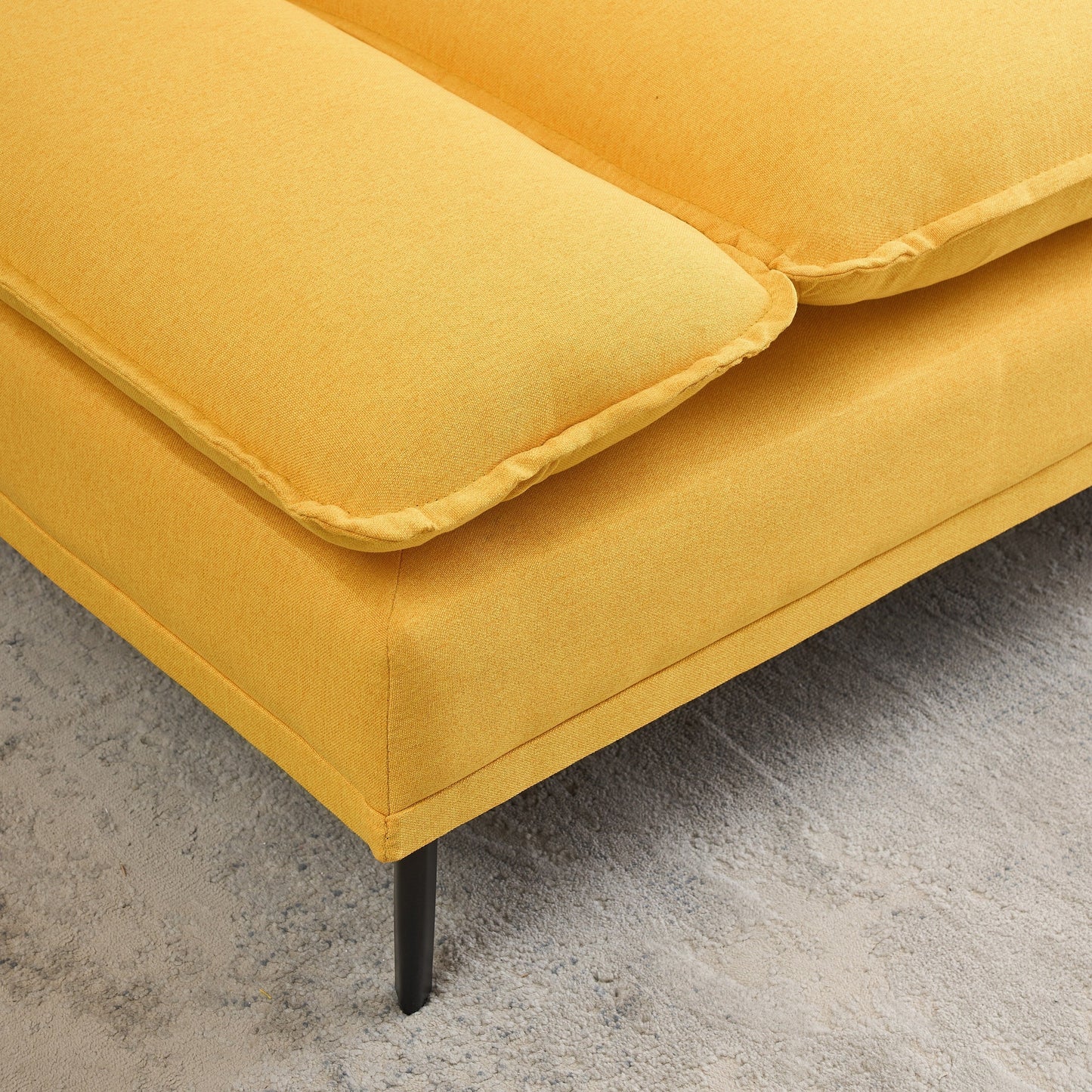 Canapé rembourré moderne, salon, chambre, appartement, petit espace