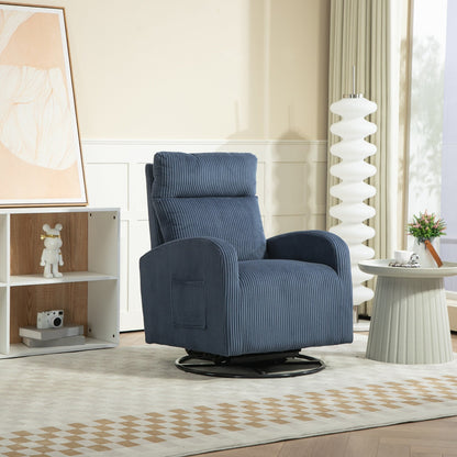 Fauteuil à bascule pivotant et rembourré moderne pour chambre d'enfant