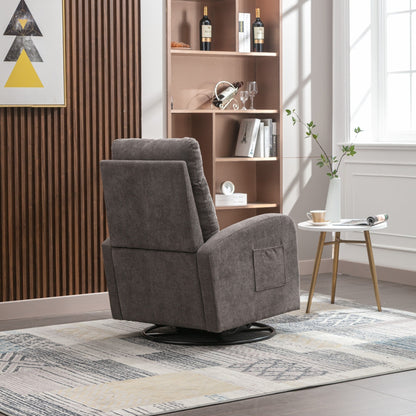 Fauteuil à bascule pivotant et rembourré moderne pour chambre d'enfant
