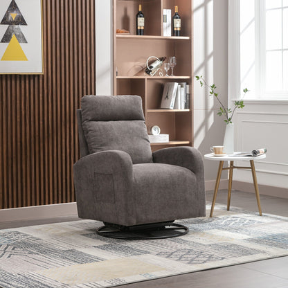 Fauteuil à bascule pivotant et rembourré moderne pour chambre d'enfant