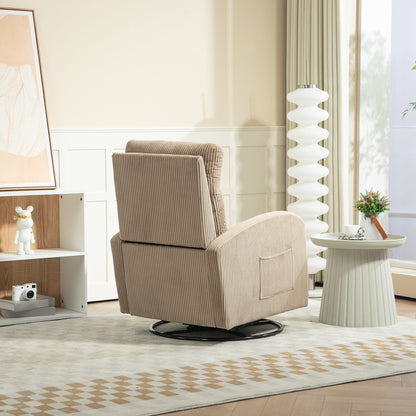Fauteuil à bascule pivotant et rembourré moderne pour chambre d'enfant