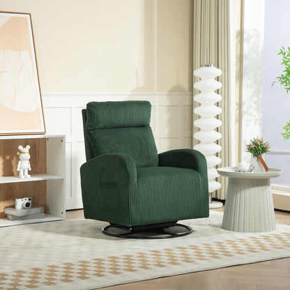 Fauteuil à bascule pivotant et rembourré moderne pour chambre d'enfant