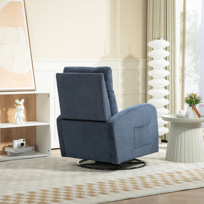 Fauteuil à bascule pivotant et rembourré moderne pour chambre d'enfant