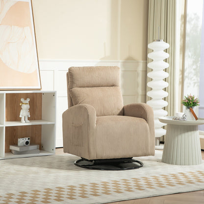 Fauteuil à bascule pivotant et rembourré moderne pour chambre d'enfant