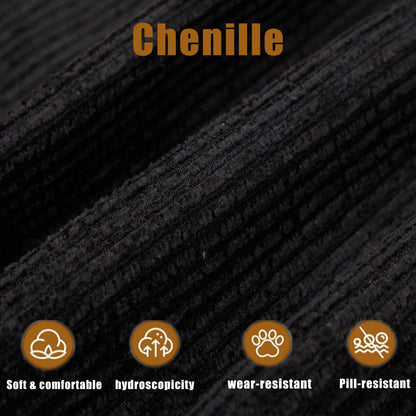 Canapé-lit convertible modulaire 5 pièces avec pouf et oreillers pour le salon