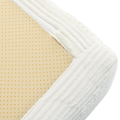 Canapé-lit modulaire en velours côtelé en forme de L, convertible, sectionnel, 4 places, avec coussins compensés, pour salon ou appartement