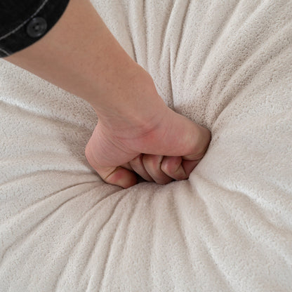 Canapé-lit modulaire en L avec méridienne et assise profonde pour salon ou bureau