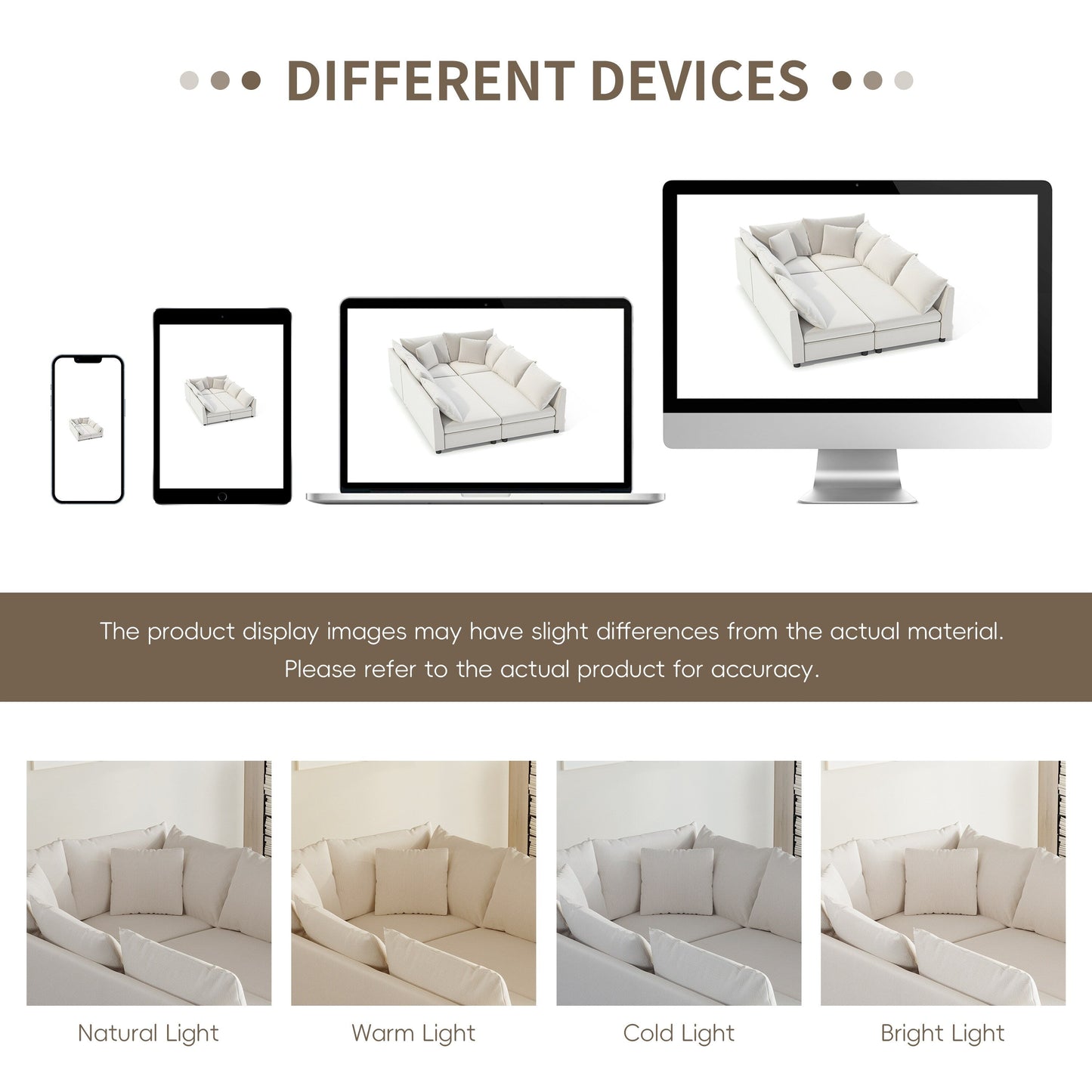 Canapé-lit sectionnel modulaire, ensemble de canapés en chenille avec oreillers, combinaison libre, canapé convertible