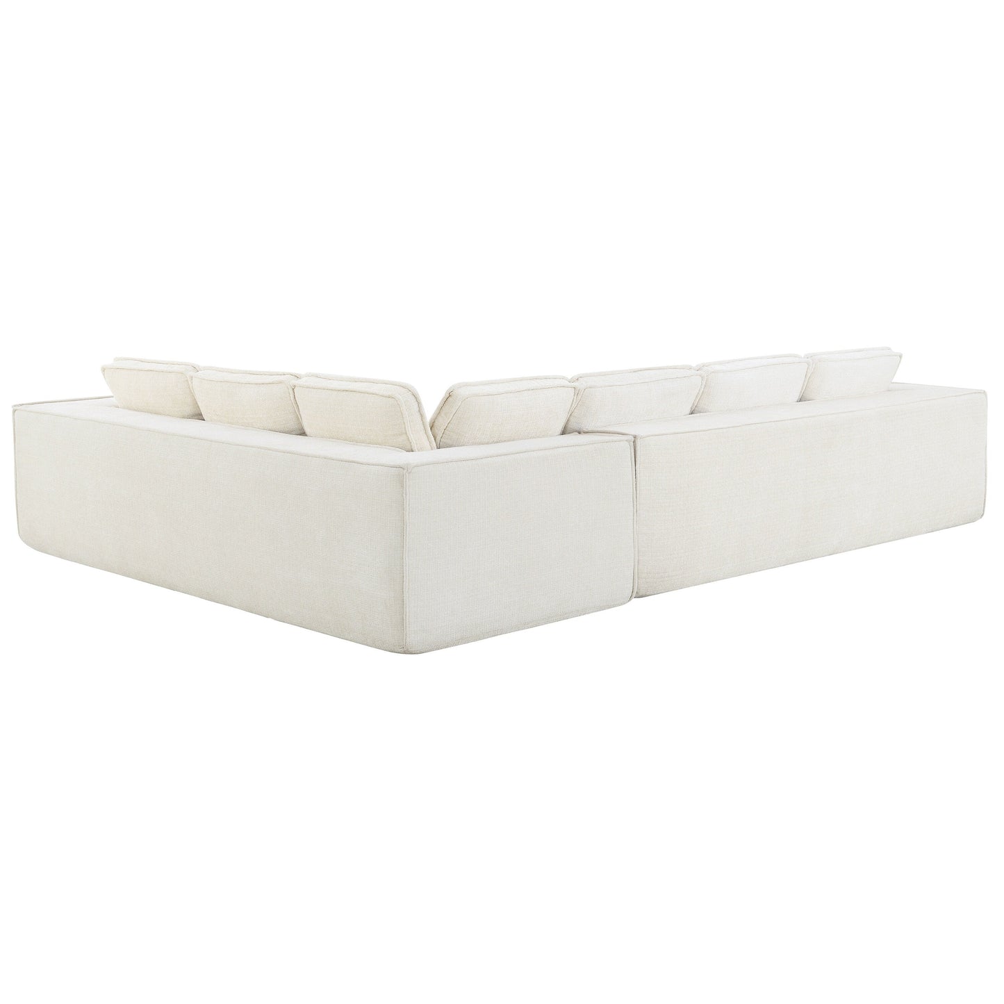 Canapé sectionnel modulaire, ensemble de canapés 6 places en chenille infroissable, combinaison gratuite 2 pièces, ensemble de canapés nuage en forme de L moderne
