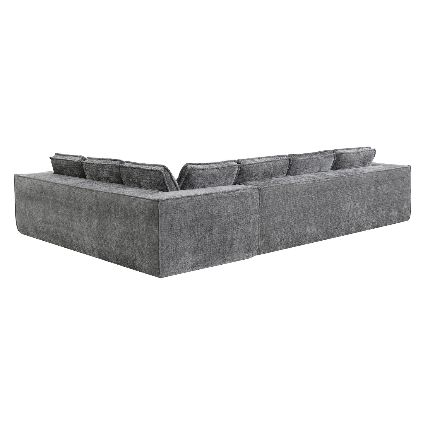 Canapé sectionnel modulaire, ensemble de canapés 6 places en chenille infroissable, combinaison gratuite 2 pièces, ensemble de canapés nuage en forme de L moderne