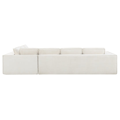 Canapé sectionnel modulaire, ensemble de canapés 6 places en chenille infroissable, combinaison gratuite 2 pièces, ensemble de canapés nuage en forme de L moderne