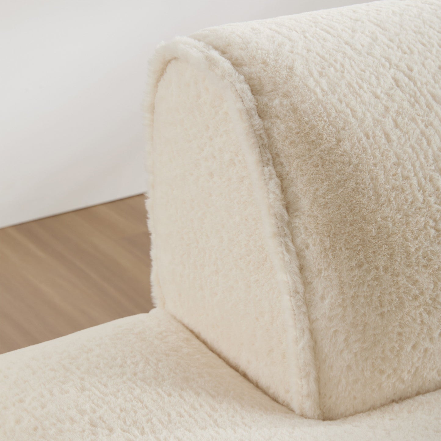 Canapé sectionnel modulaire, entièrement compressé, spacieux canapé-lit rempli de mousse pour salon, design adapté aux personnes âgées