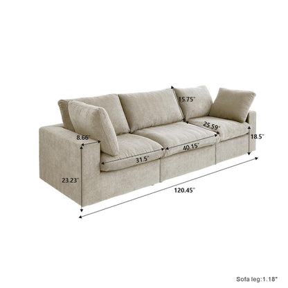 Canapés sectionnels modulaires pour salon, canapé convertible