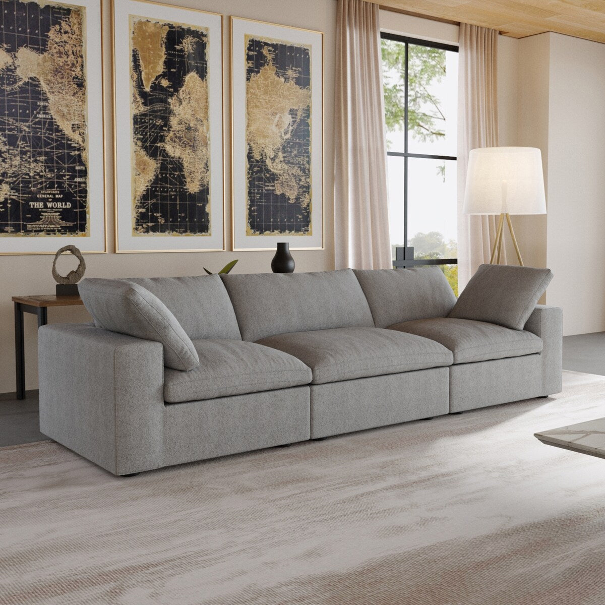 Canapés sectionnels modulaires pour salon, canapé convertible