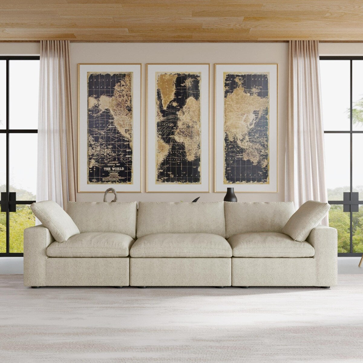 Canapés sectionnels modulaires pour salon, canapé convertible