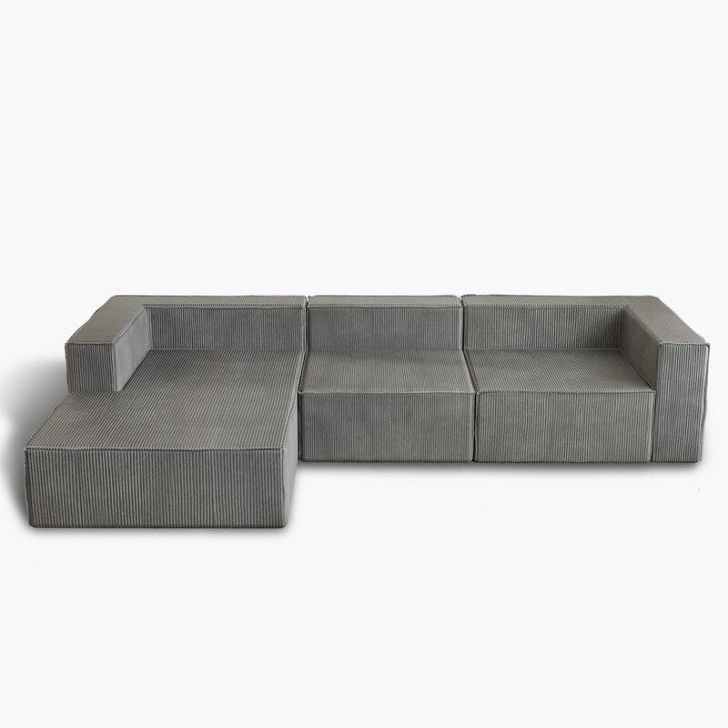 Canapés de compression de luxe en velours côtelé Module