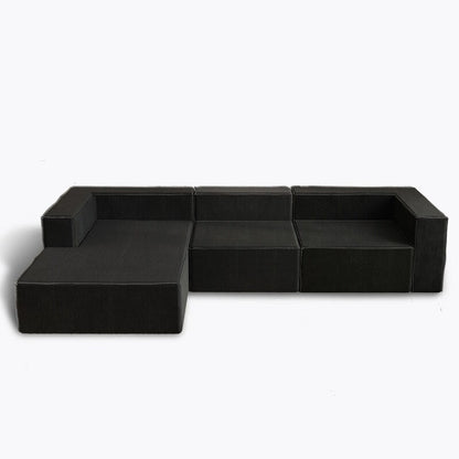 Canapés de compression de luxe en velours côtelé Module