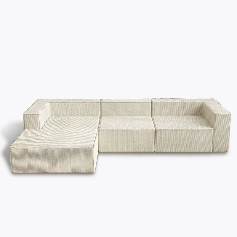 Canapés de compression de luxe en velours côtelé Module