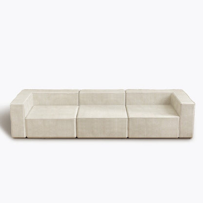 Canapés de compression trois places en velours côtelé Module