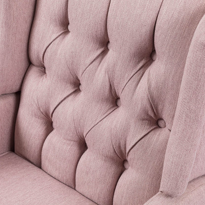 Fauteuil inclinable pivotant capitonné contemporain Mohaven par Christopher Knight Home