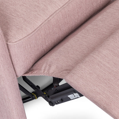 Fauteuil inclinable pivotant capitonné contemporain Mohaven par Christopher Knight Home