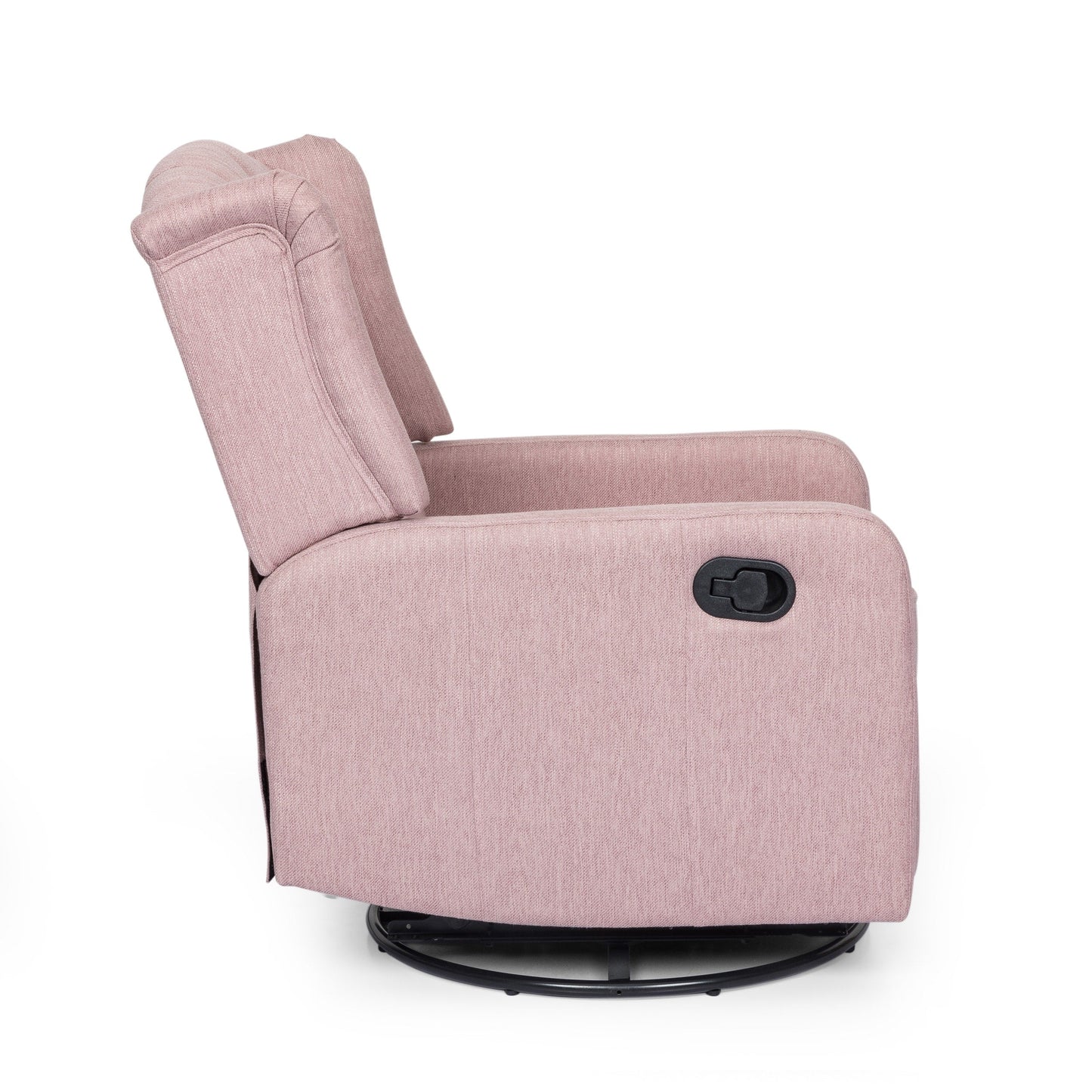 Fauteuil inclinable pivotant capitonné contemporain Mohaven par Christopher Knight Home