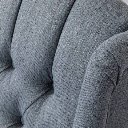 Fauteuil inclinable pivotant capitonné contemporain Mohaven par Christopher Knight Home