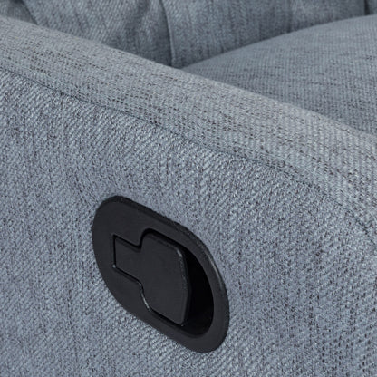 Fauteuil inclinable pivotant capitonné contemporain Mohaven par Christopher Knight Home