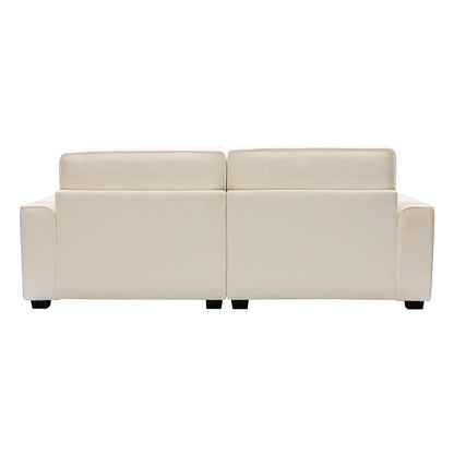 Canapé 3 places rembourré Montague Cozy Duo par Christopher Knight Home