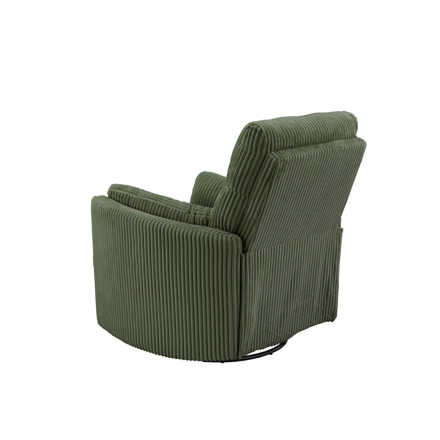 Fauteuil inclinable pivotant manuel Montclair en velours côtelé par iNSPIRE Q Classic