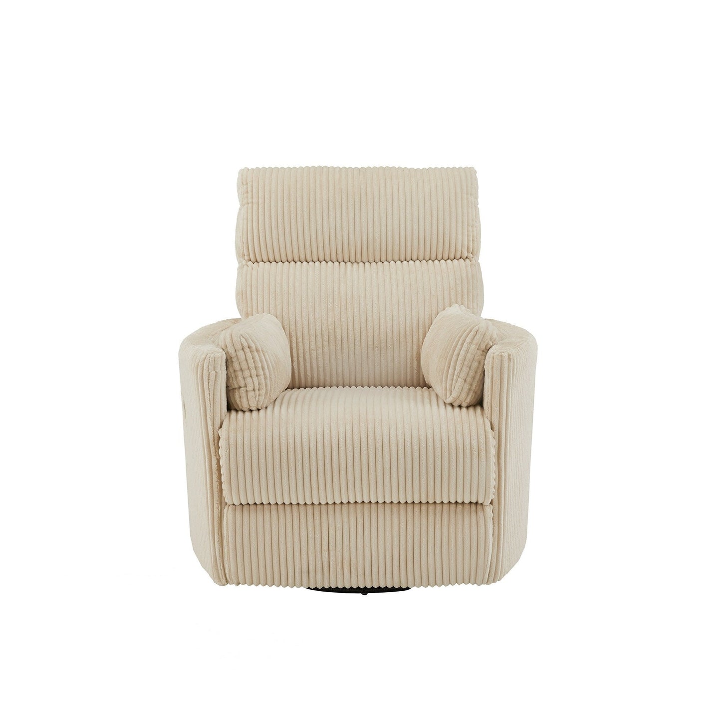 Fauteuil inclinable pivotant manuel Montclair en velours côtelé par iNSPIRE Q Classic