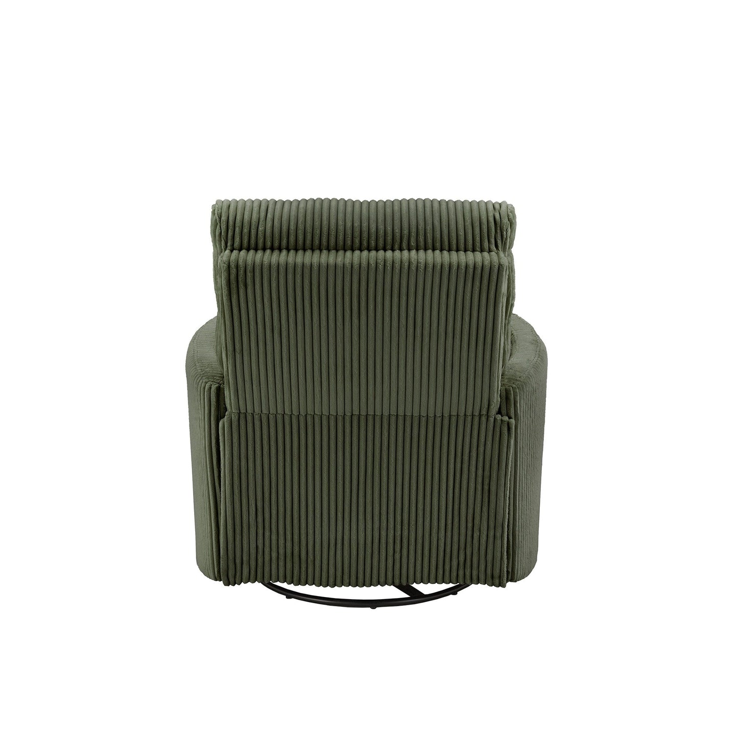 Fauteuil inclinable pivotant manuel Montclair en velours côtelé par iNSPIRE Q Classic