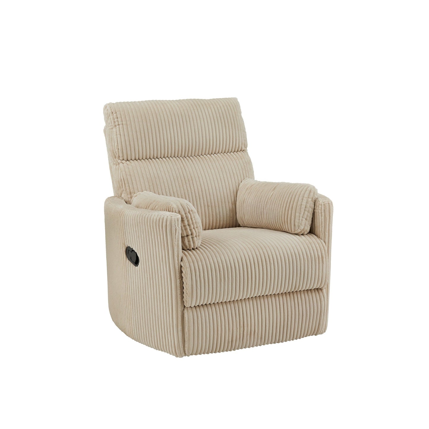 Fauteuil inclinable pivotant manuel Montclair en velours côtelé par iNSPIRE Q Classic