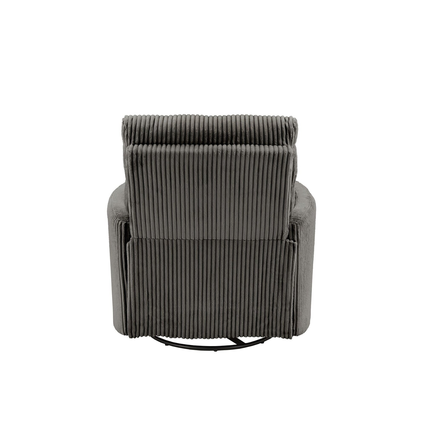 Fauteuil inclinable pivotant manuel Montclair en velours côtelé par iNSPIRE Q Classic