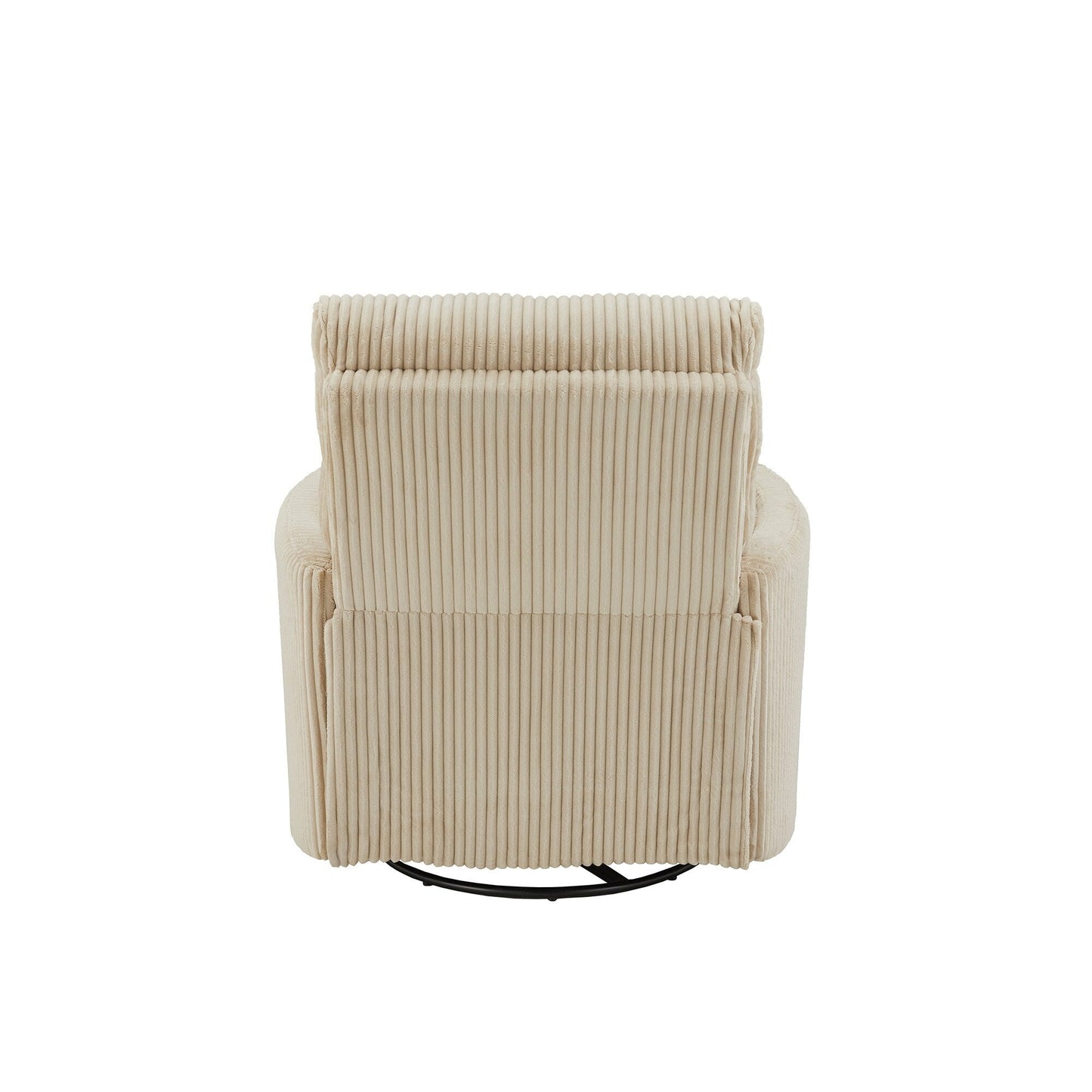 Fauteuil inclinable pivotant manuel Montclair en velours côtelé par iNSPIRE Q Classic