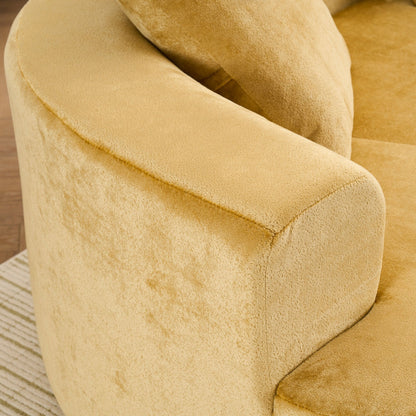 Canapé en forme de lune, canapé-lit moderne pour chat avec siège profond, canapé à compression en éponge sans assemblage